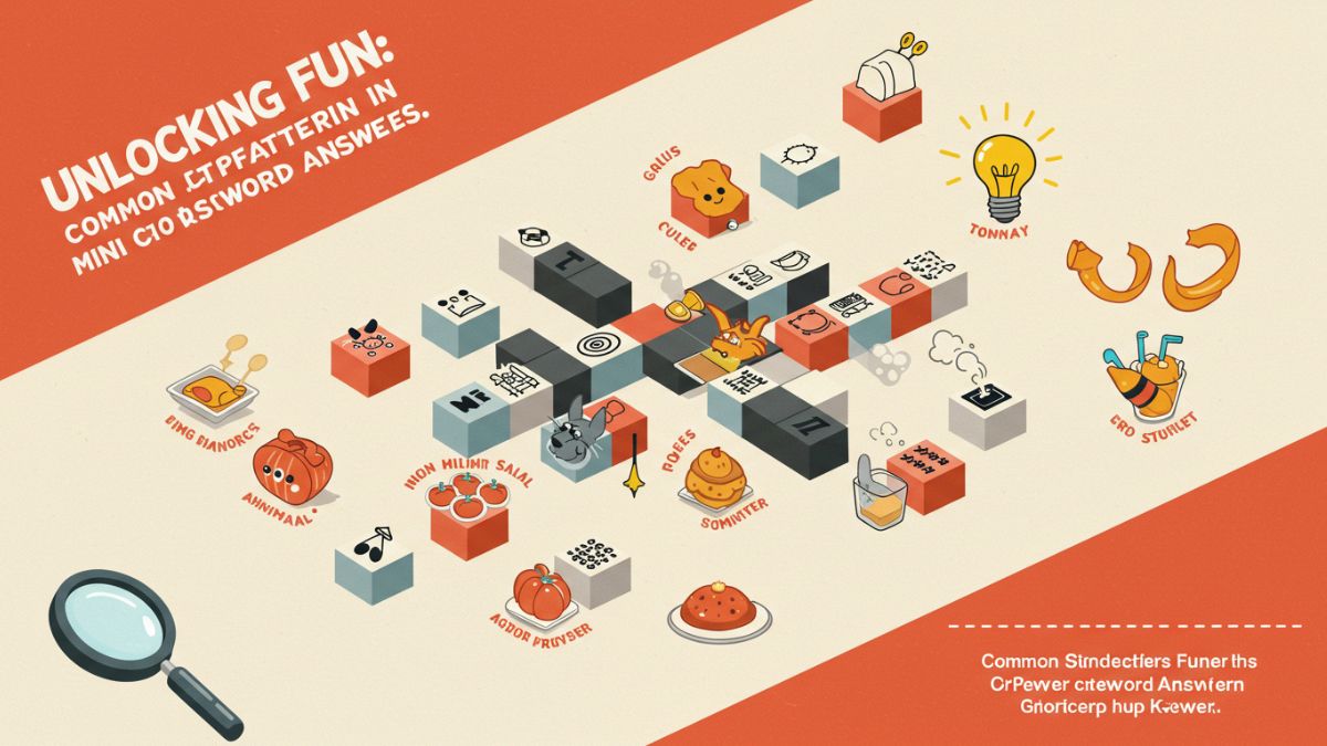 Unlocking Fun: Common Patterns in mini crossword answers