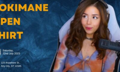Pokimane Open Shirt: