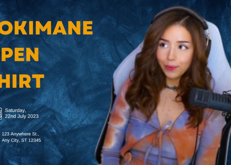 Pokimane Open Shirt: